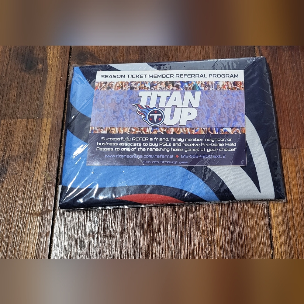 Tennessee Titans Titan Up Flag New NWT